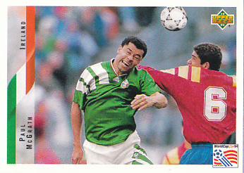 Paul McGrath Republic of Ireland Upper Deck World Cup 1994 Eng/Spa #202